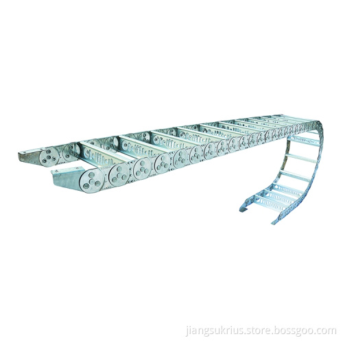 Industrial steel drag chain
